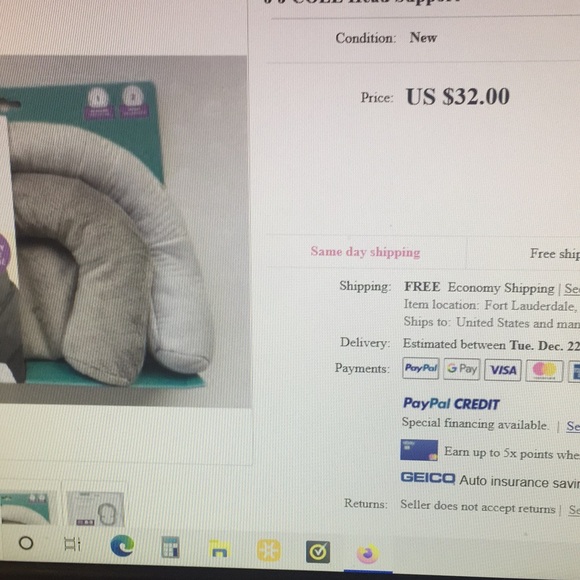 J J Cole head support for your baby, new - Picture 5 of 5